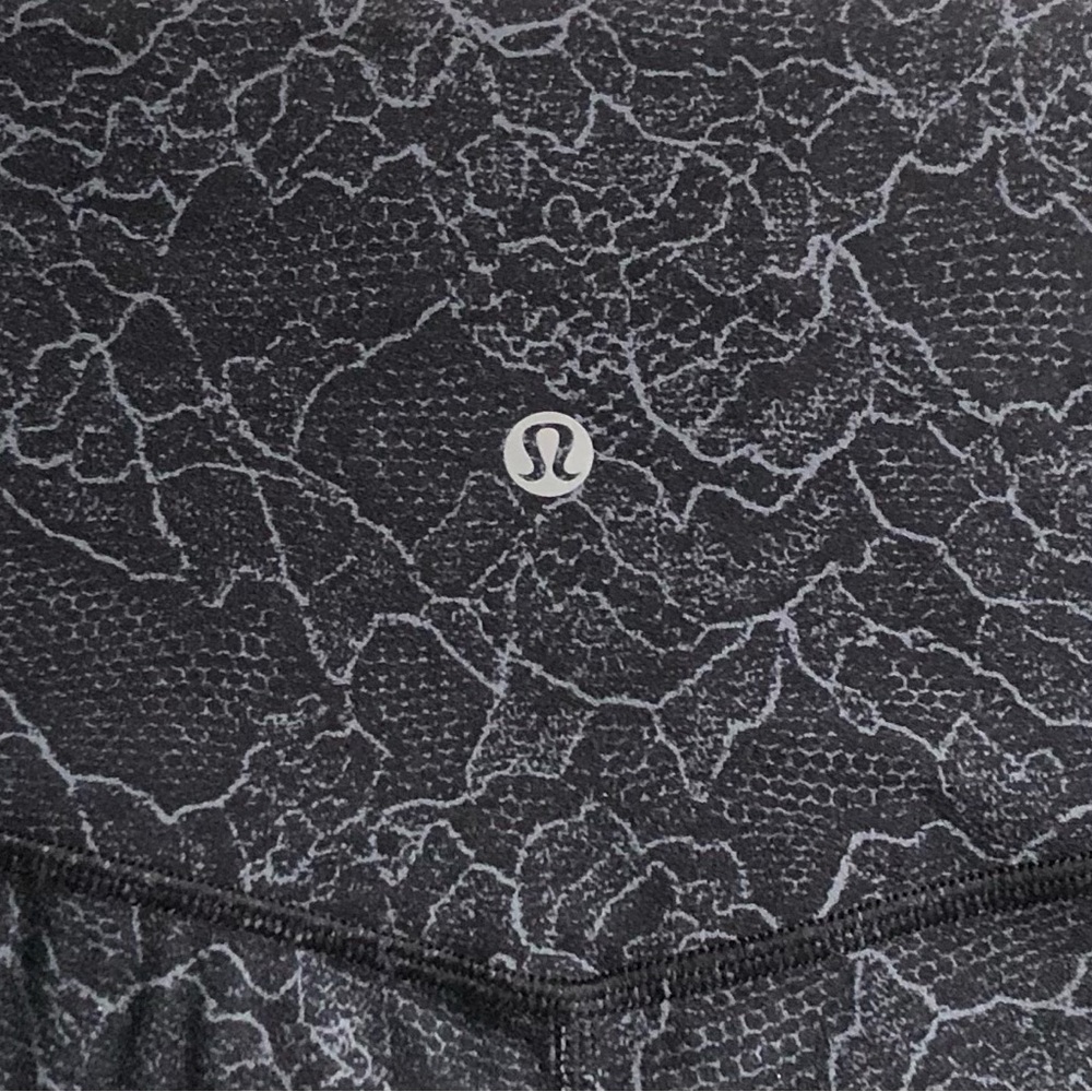 Lululemon Black Patterned Leggings